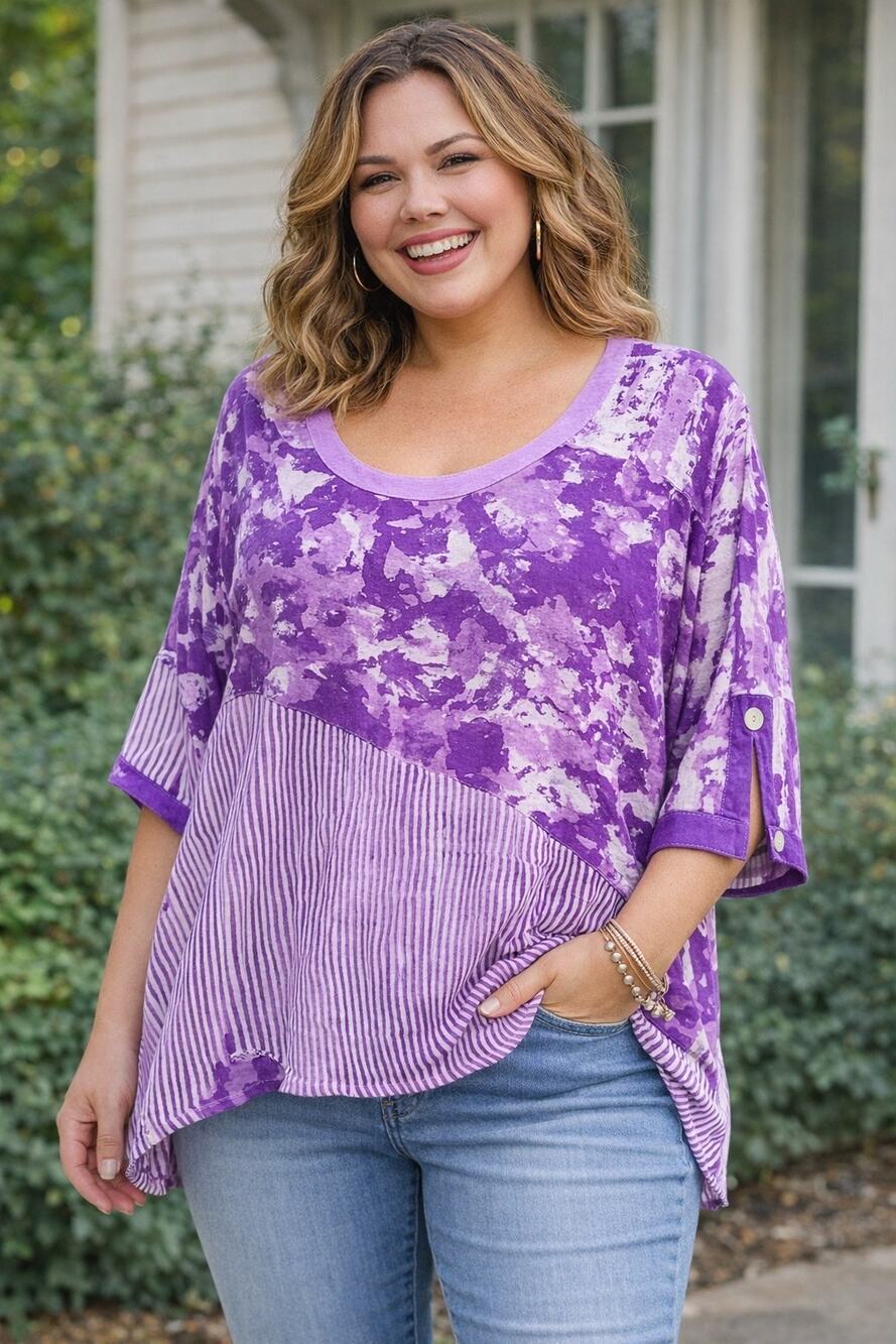 NWT Blue Sky Lavender Delight 4X